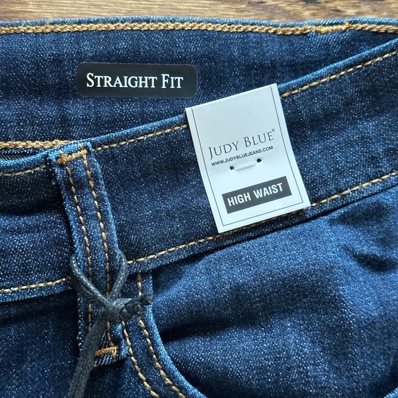 Judy Blue straight fit Dark Indigo Jeans - Picture 6 of 8